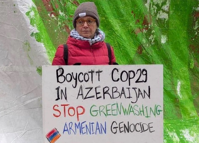 Montreal’de COP29’un Azerbaycan’da yapılmasına karşı gösteri düzenlendi