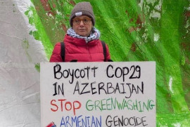 Montreal’de COP29’un Azerbaycan’da yapılmasına karşı gösteri düzenlendi