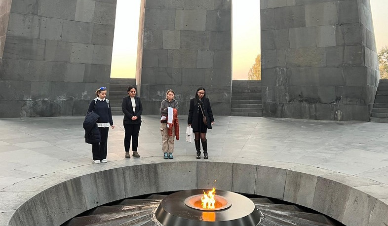 Greta Thunberg, Ermeni Soykırımı Anıtı ve Müze-Enstitüsü’nü ziyaret etti (Foto)