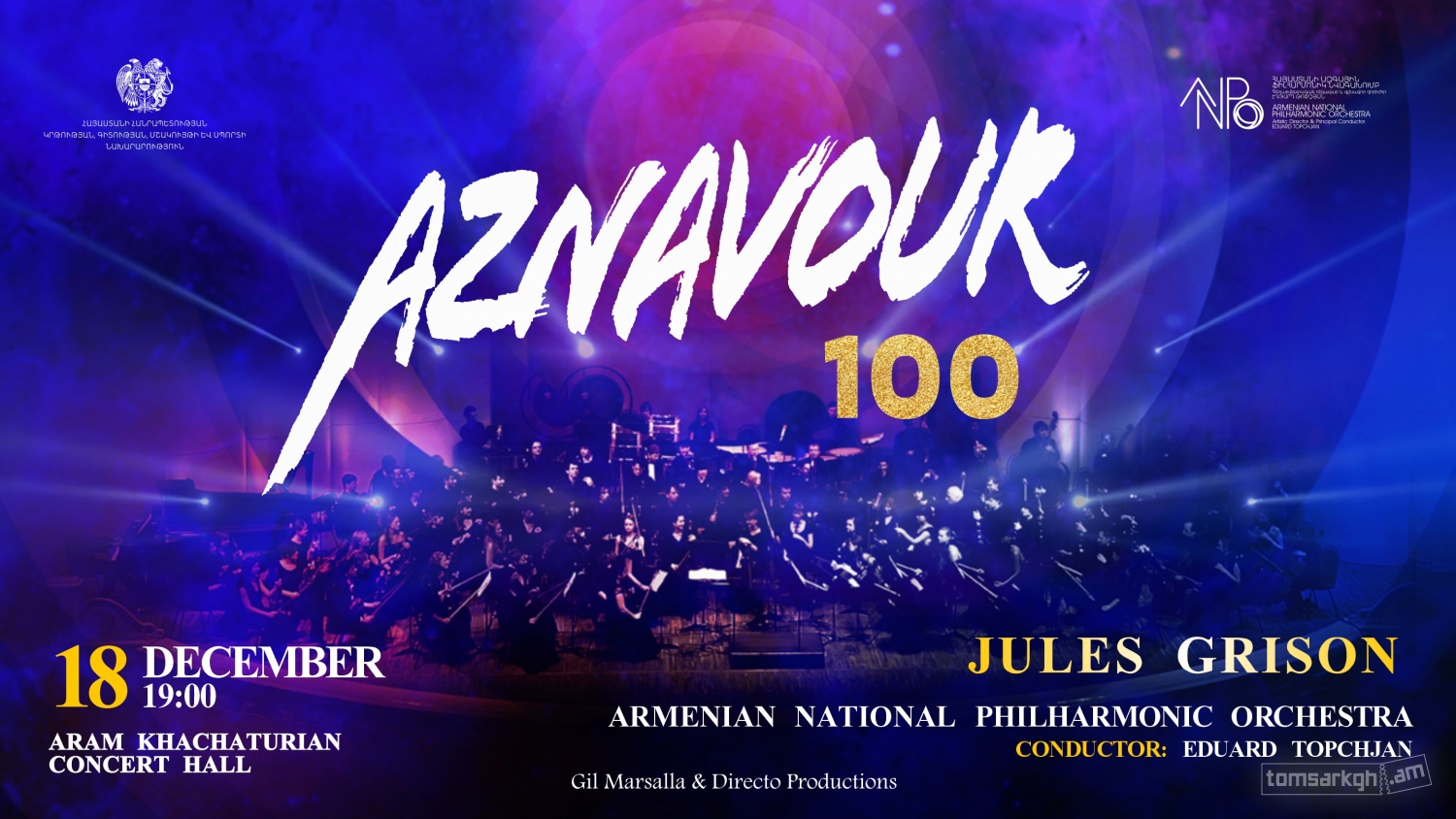 “Aznavour 100” hayır konserinin gelirleri Karabağ savaşlarına katılan öğrencilerin eğitim ücretlerine destek olacak