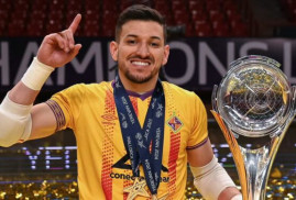 Ermenistan Milli Futsal Takımı kalecisi dünyanın en iyisi seçildi