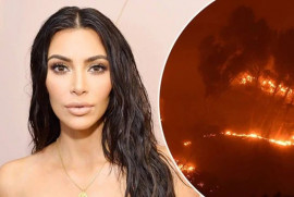 Kim Kardashian: Yüreğim şehrim için ağrıyor (Foto)