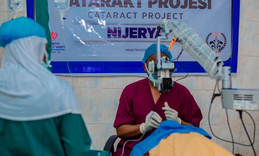 Türkiye Diyanet Vakfı, Nijerya'da 300 kişinin katarakt ameliyatını yaptırdı, nijerya , katarakt ameliyatı, katarakt, sağlık yardımı