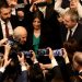 TBMM Başkanı Numan Kurtulmuş 23 Nisan Milli Egemenlik ve Çocuk Bayramı ve Meclisin 106ncı yılı dolayısıyla resepsiyon verdi. Resepsiyona Cumhurbaşkanı Erdoğan, CHP Genel Başkanı Özgür Özel, MHP lideri Bahçeli, Bakanlar, Milletvekilleri ve davetliler katıldı.