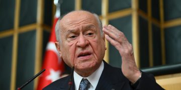 MHP Genel Başkanı Devlet Bahçeli, partisinin TBMM Grup toplantısında konuştu. (Depo Photos)
