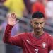 Portugal's forward #07 Cristiano Ronaldo waves to fans after losing the 2026 World Cup round of 16 football match between Portugal and Spain at the Dallas Stadium in Arlington on July 6, 2026. (Photo by Thomas COEX / AFP)